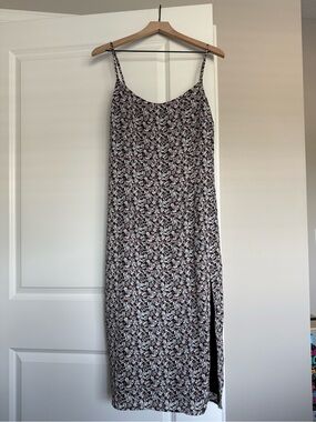 maxi black long sleeve dress Organic Cotton Long Sleeve Maxi Dress - Black